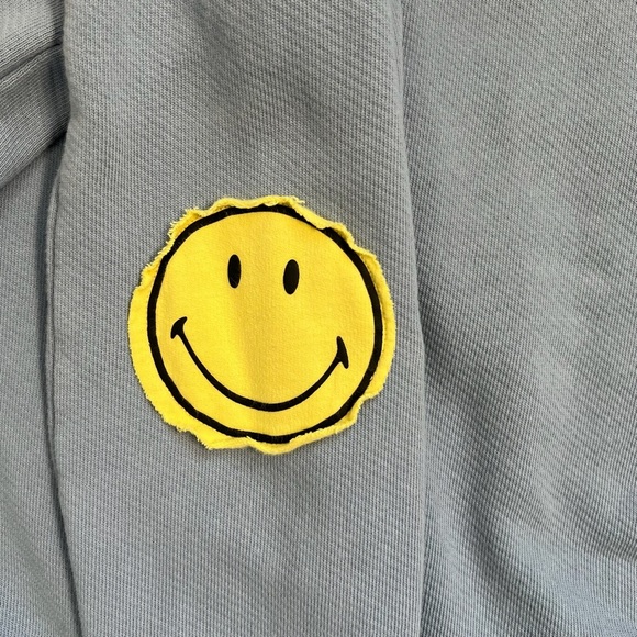 Samii Ryan Smiley® Oversized Hoodie, Blue - Picture 7 of 7